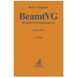 Beamtenversorgungsgesetz. BeamtVG, Fachbücher von Sebastian Klappert, Andreas Reich
