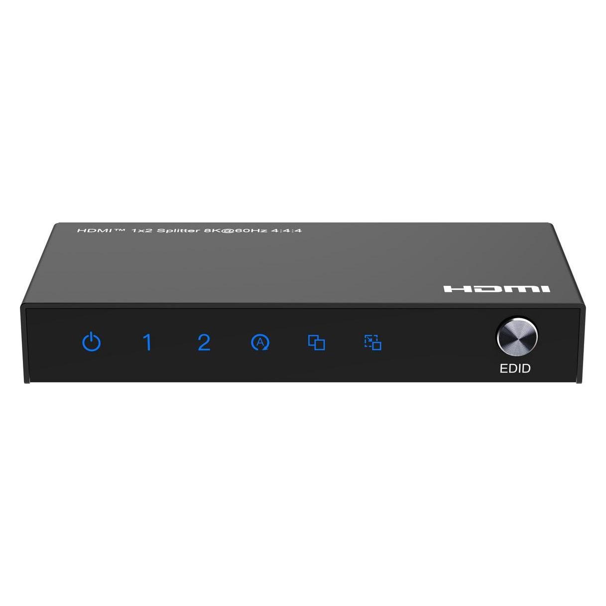 MicroConnect 8K@60Hz HDMI Splitter 1x2 (MC-HDMISPLITTER0102-8K)
