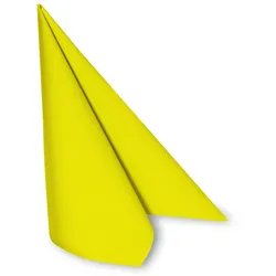 Serviette (PAP-Airlaid) PREMIUM gelb 40 x 40 cm