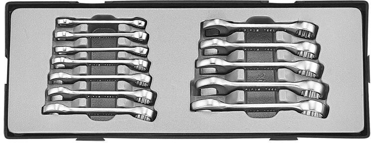 FORCE T51214 Ring Spanner Set