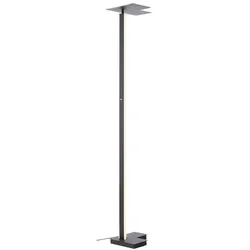 lumiCouture LED-Stehlampe Mora Alu, Eisen, Stahl & Metall
