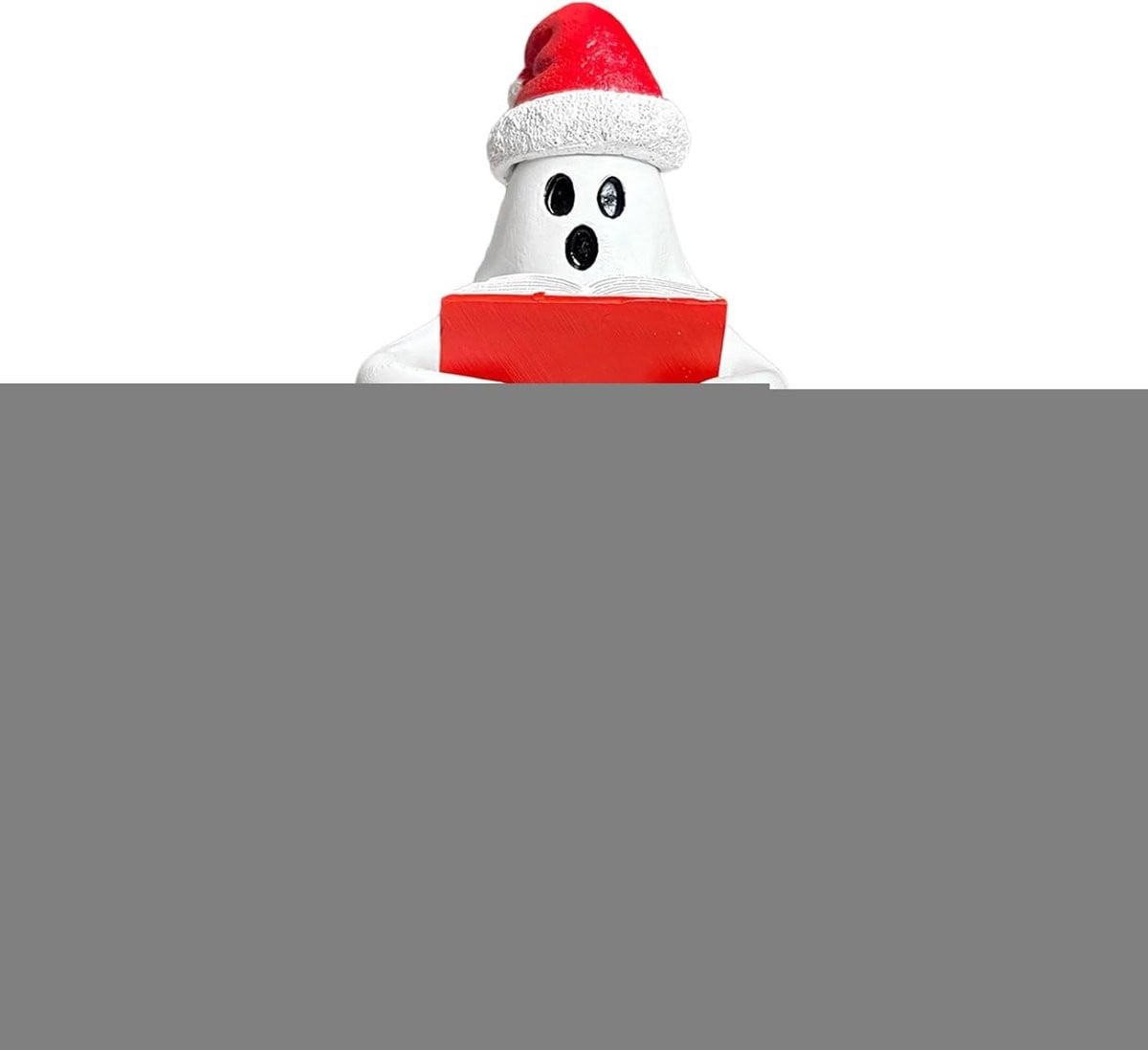 Creatief Spook Figuur Lezend Beeldje voor Huisdecoratie - 16,5 cm Lengte