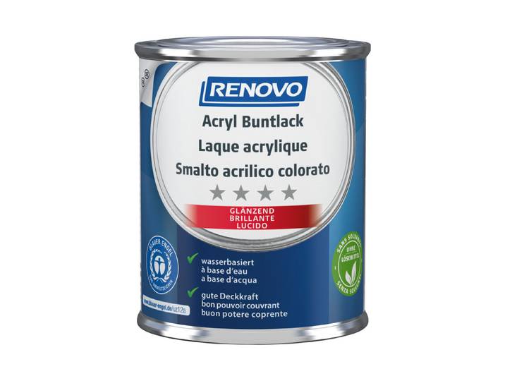 Renovo Acryl Buntlack RAL 1015 Hellelfenbein Glänzend 125 ml