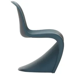 Vitra Freischwinger Panton Chair Junior meerblau, Designer Verner Panton, 37.6x62.8x44.6 cm