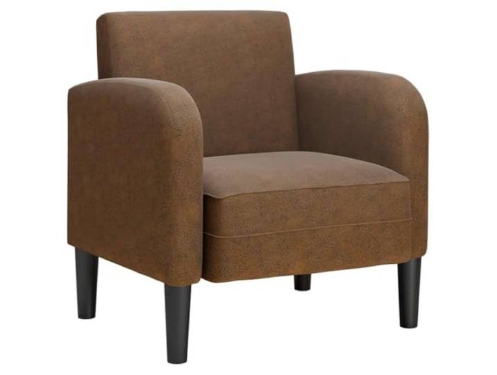 Heofavd Sessel mit Armlehnen Braun 54 cm Kunstleder Polstersessel