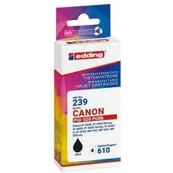 Edding Tintenpatrone ersetzt Canon »PGI-520BK« schwarz