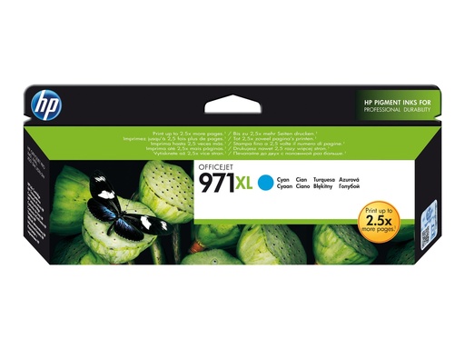 HP 971XL - Hohe Ergiebigkeit - Cyan - original (CN626AE)