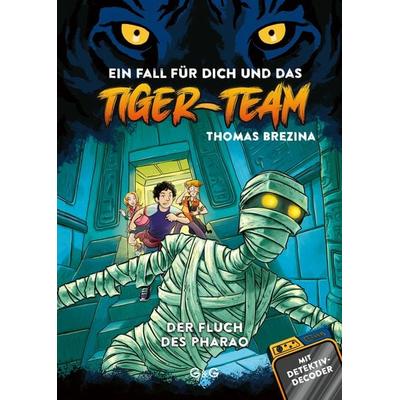 Tiger-Team – Der Fluch des Pharao, Gebundene Ausgabe von Thomas Brezina, G&G Verlag, Kinder- und Jugendbuch, 978-3-7074-2615-1