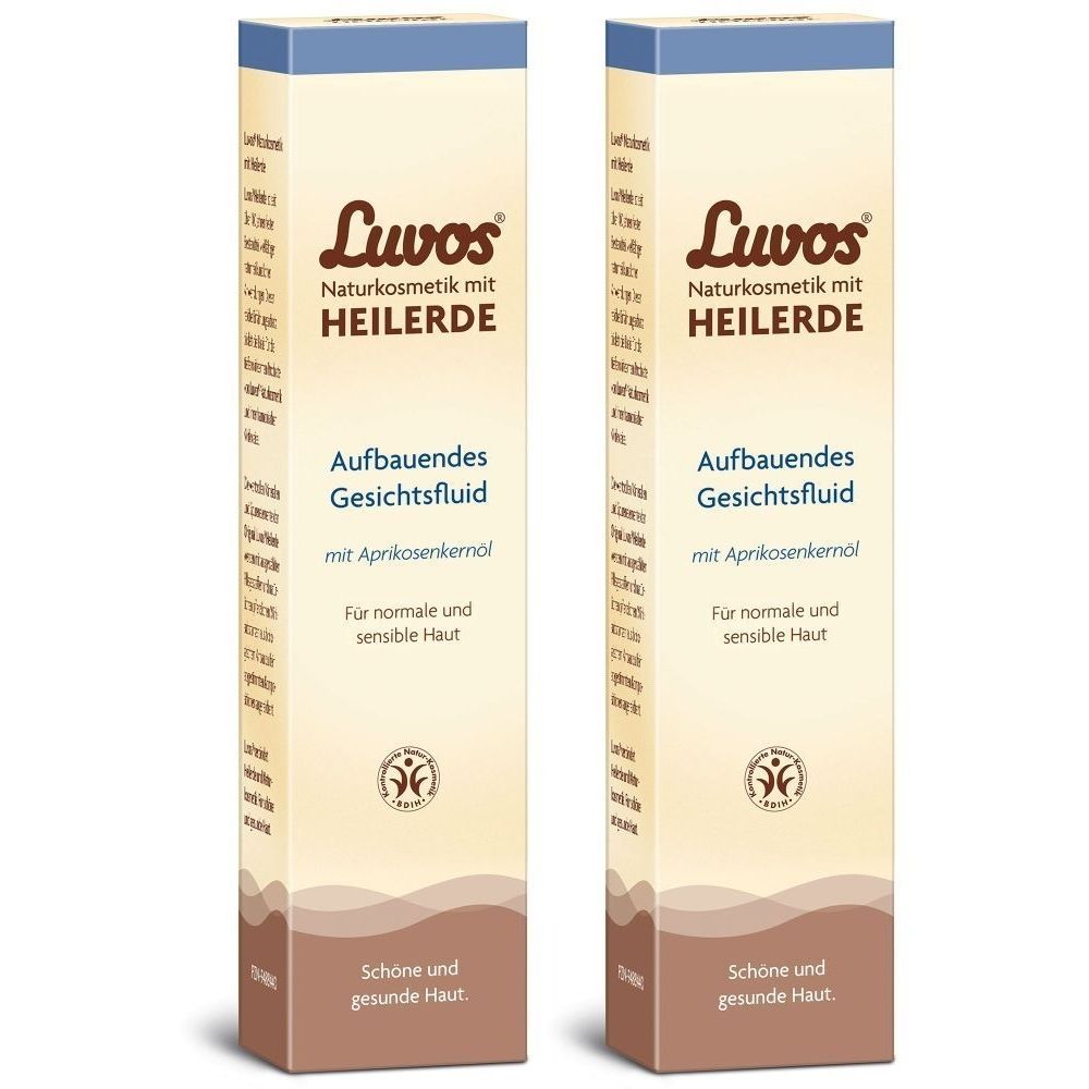 Luvos Gesichtsfluid Aufbau x2 2x50 ml Emulsion
