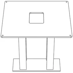 Siedle&Söhne Erdstück 518x462mm ZE/STL 518 x 462