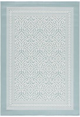 "Suzanne Kasler Francesca Indoor/Outdoor Rug - Spa, 5'3"" x 7'7"" - Ballard Designs"