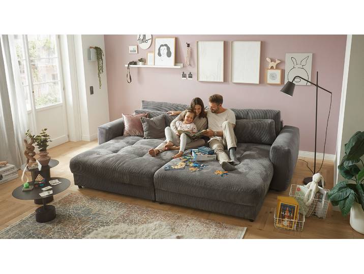 Big Sofa Barura Loveseat mit großzügiger Liegefläche