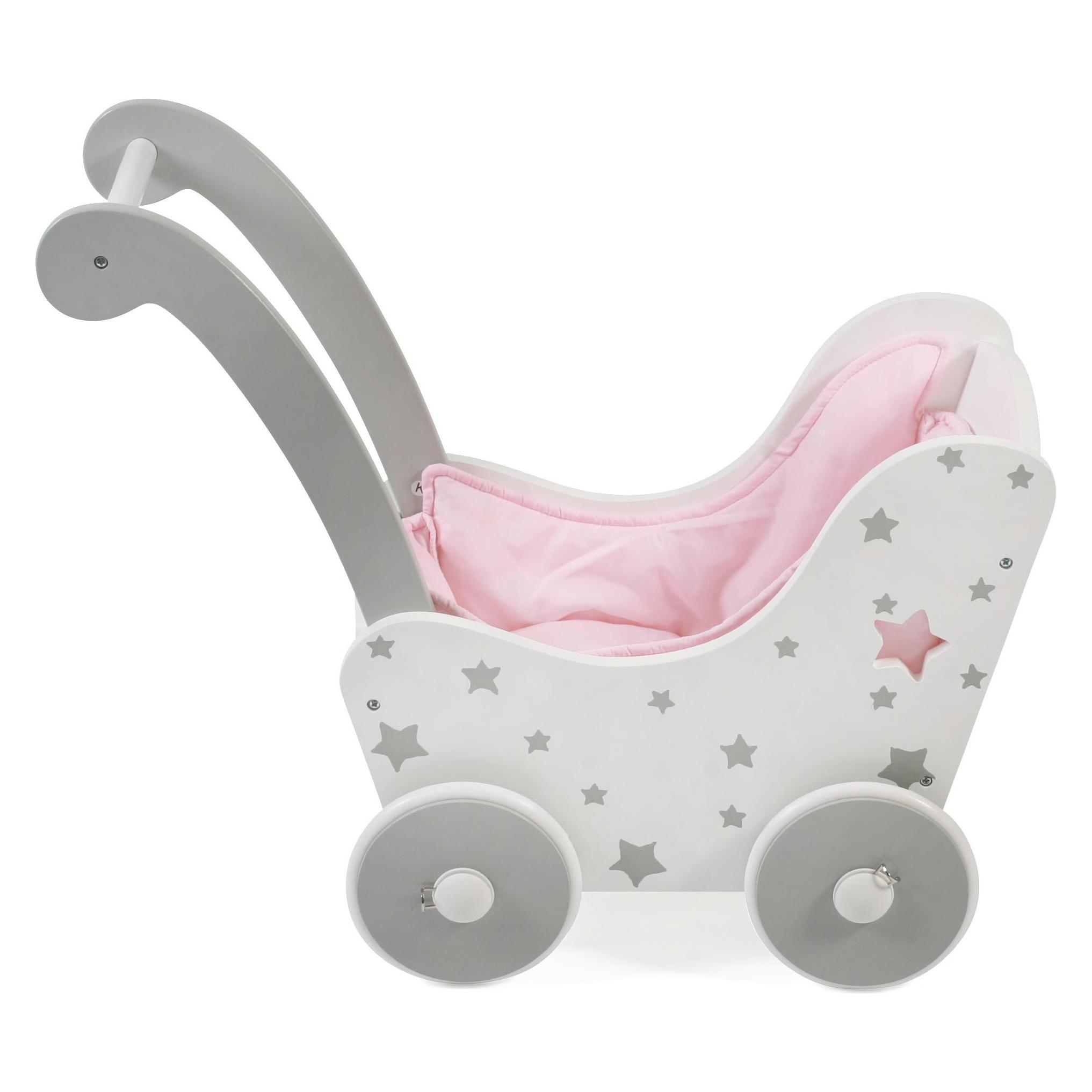 Bayer Chic 2000 Holz-Puppenwagen Stars grey (425 95)
