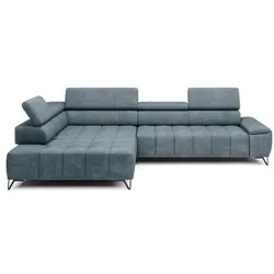 Ecksofa Palladio Stoff Ice Blue