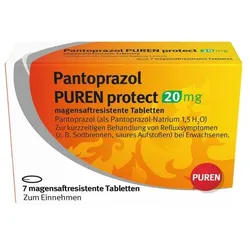 PANTOPRAZOL PUREN protect 20 mg magensaftres.Tabl. 7 St
