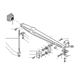 PROXXON 27090-55 Exzenterhebel für Dekupiersäge DSH/E 27090