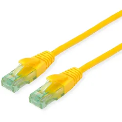 ROLINE RECYCLED MATERIAL ROLINE RM Patchkabel Cat.6A UTP, gelb, 10 m