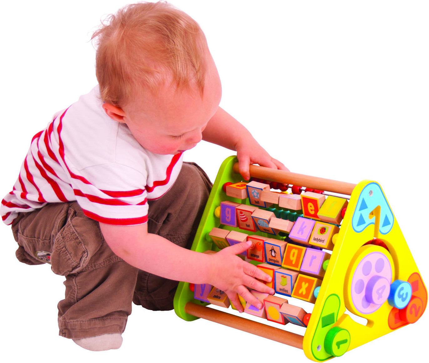 Bigjigs Activiteitencentrum met Engelse letters en afbeeldingen