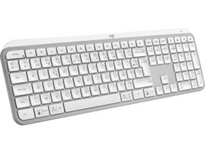 Logitech - Clavier Sans Fil Mx Keys S Silencieux Pale Grey