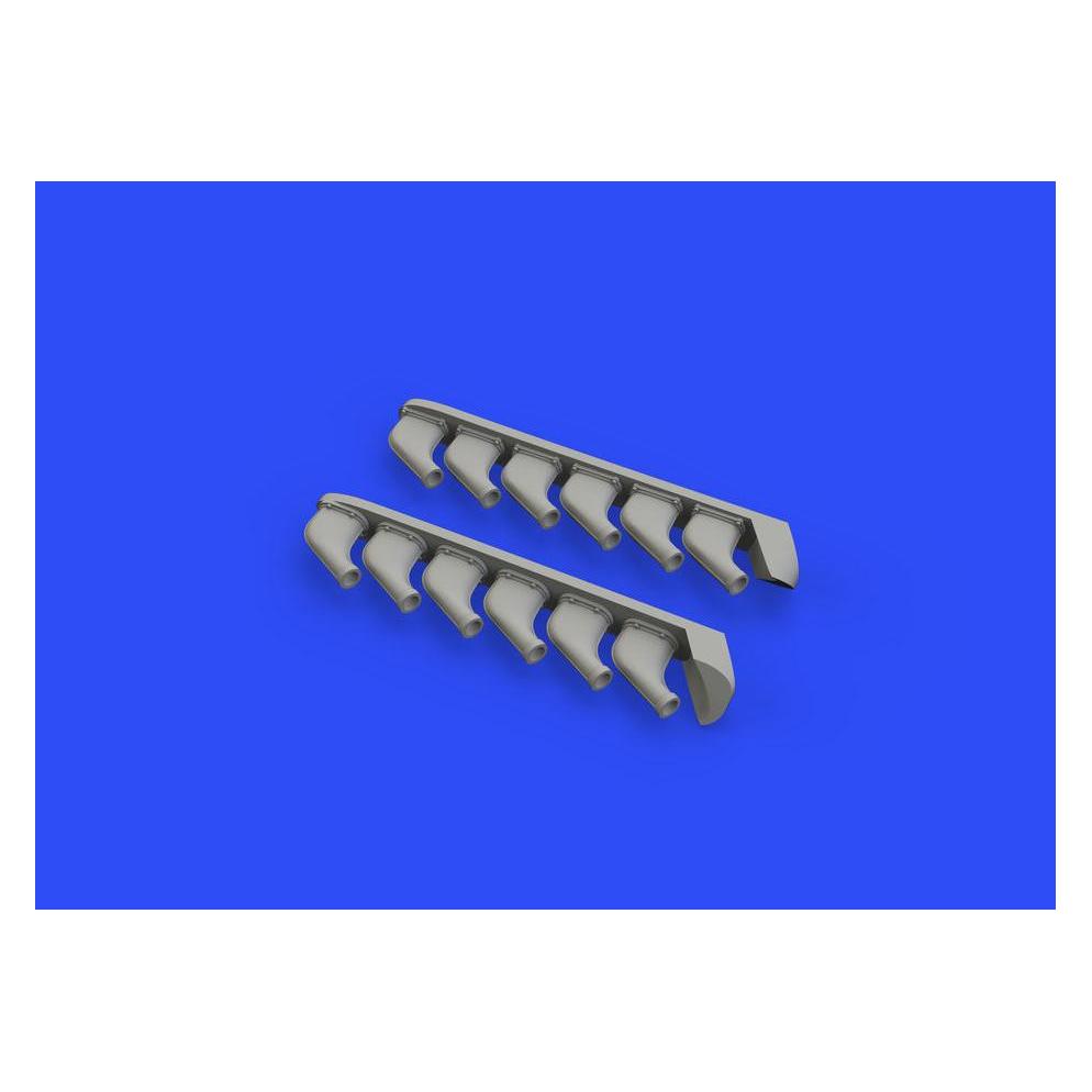 Eduard P-51D exhaust stacks for (648485)