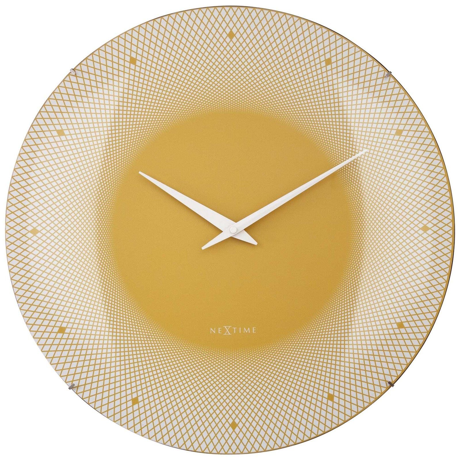 NeXtime Deep 50 Wandklok - Zwart - 50 cm