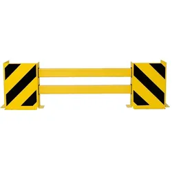 Moravia, Anfahrschutz, BLACK BULL Regalschutz-Planken-Set C Ausziehbar, 400x900-1300x190 mm