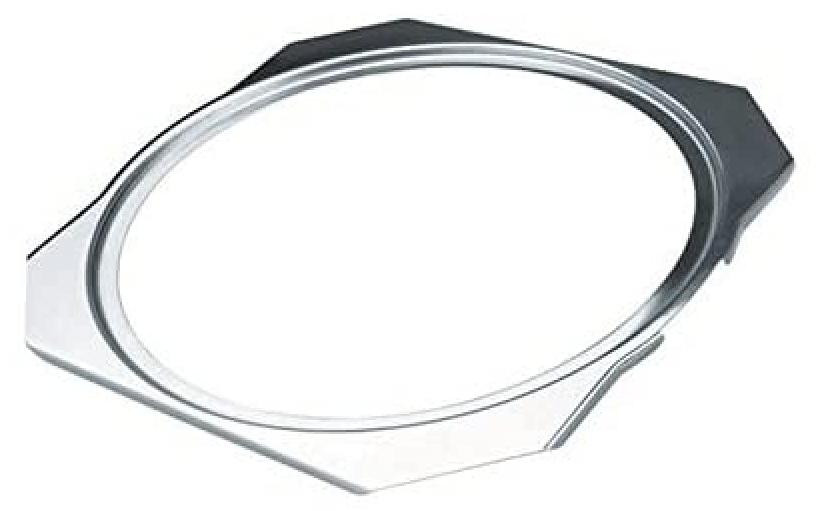 Dripio Luxe Chafing Dish Ring GN 1/1-2/3, Zilverkleurig, Roestvrij Staal, Rond