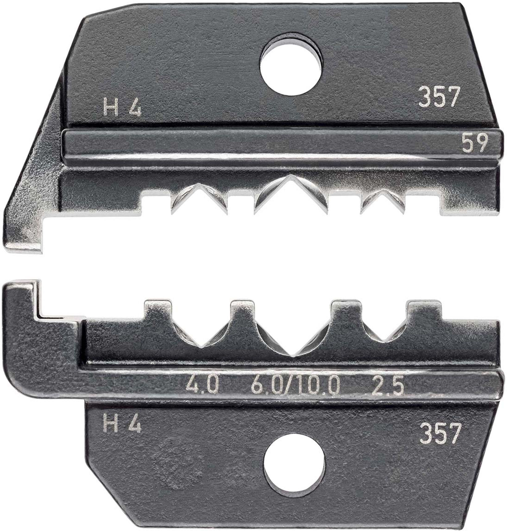 KNIPEX 97 49 59 Crimpeinsatz für Solar-Steckverbinder Helios H4 (Amphenol) )