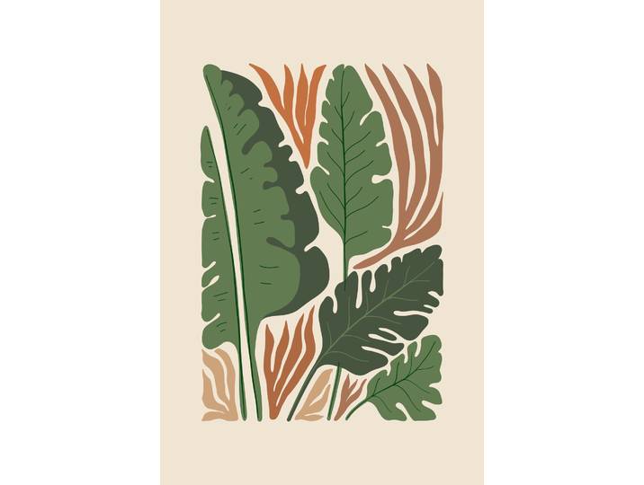 Wandbild 45x65 Jungle Tropical
