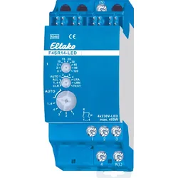 Eltako Funk-Stromstoßrelais RS485, 4 Kanal F4SR14-LED