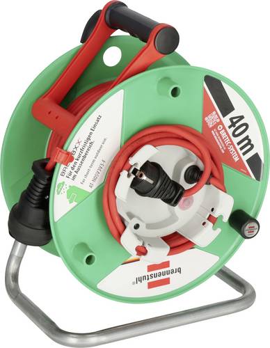Brennenstuhl 1183530100 Kabeltrommel 38m Rot (matt) Schutzkontakt-Stecker