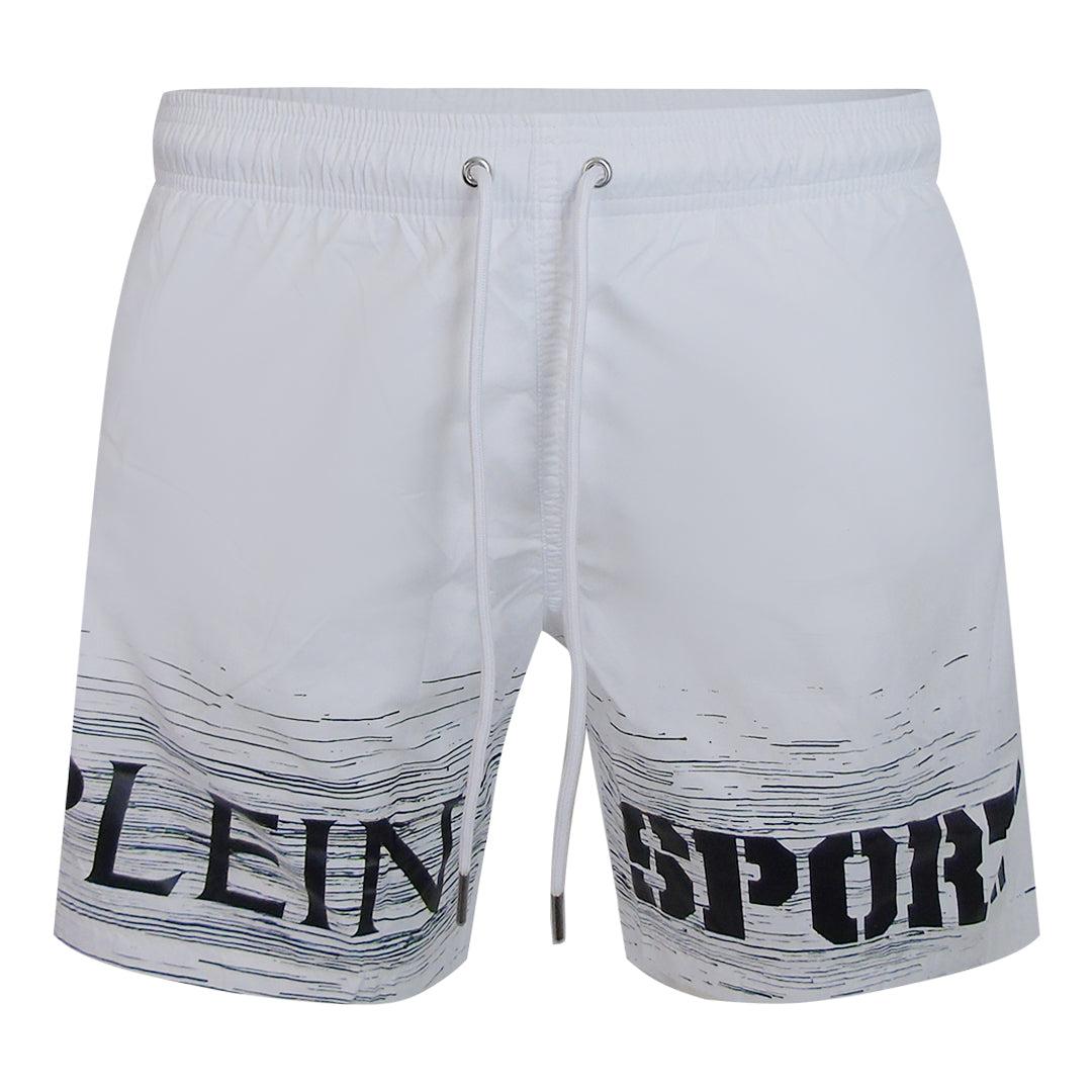 Shade Logo Badehose in Weiß