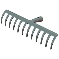 Romulus, Rechen, Rechen Arbeitsbreite 295 mm Zinkenlänge 55 mm, 12 Zinken konische Dülle, ohne Stiel