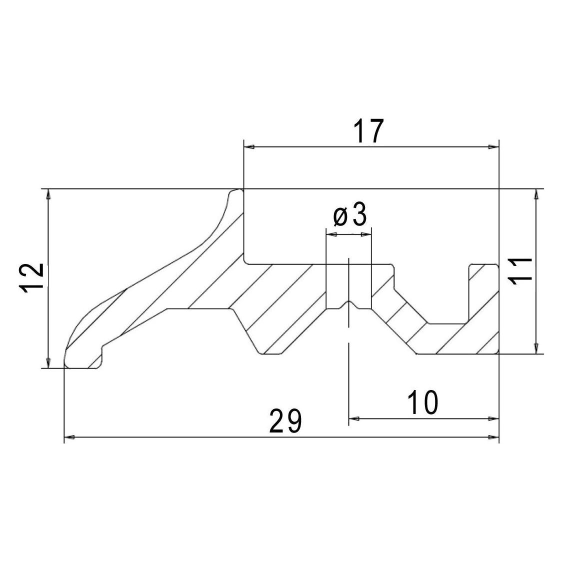 G-U Sockelprofil (H-00470-00-0-7)