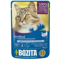 BOZITA Frischebeutel Sterilised Truthahn in Gelee 85 g