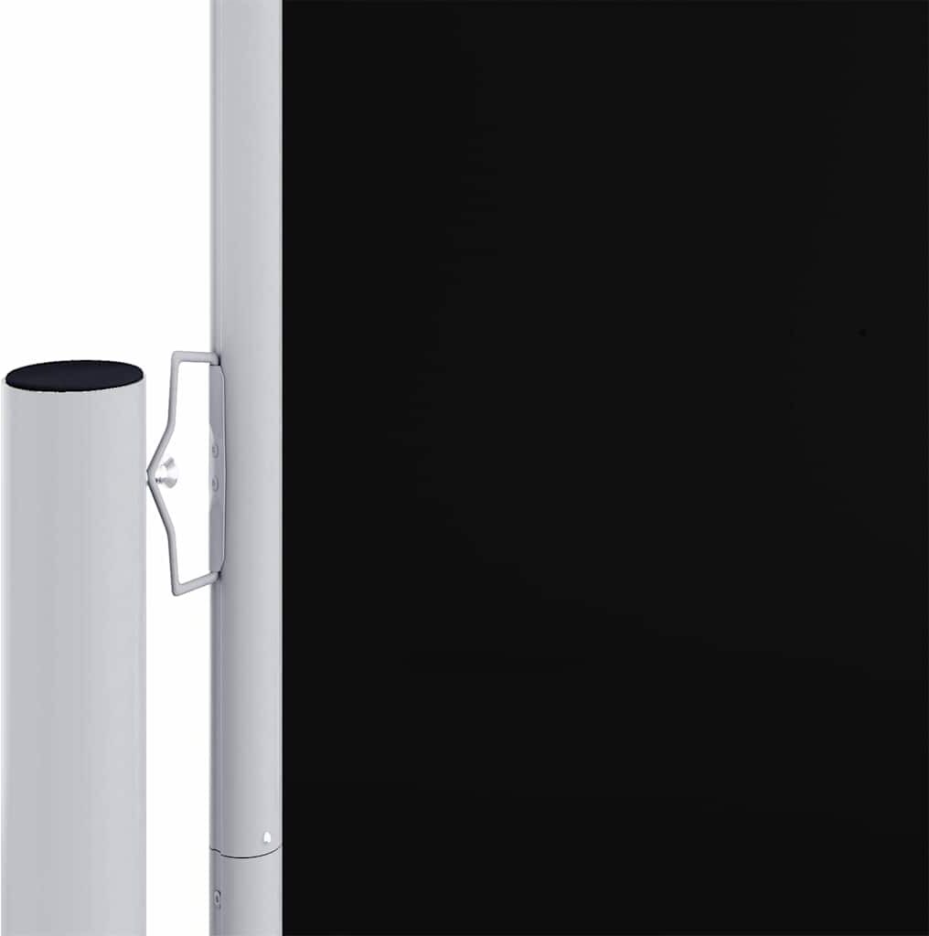 vidaXL Auvent latéral rétractable Noir 180x600 cm