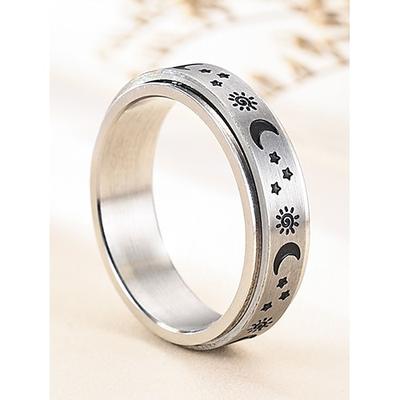 Edelstahlring für Herren, erhältlich in verschiedenen Farben, perfekt für Urlaub und Freizeit.