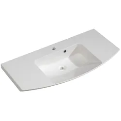 Pelipal Cassca Mineralmarmor-Waschtisch CS-MMWTR511210W, B:1210, H:50, T:505mm CS-MMWTR511210W