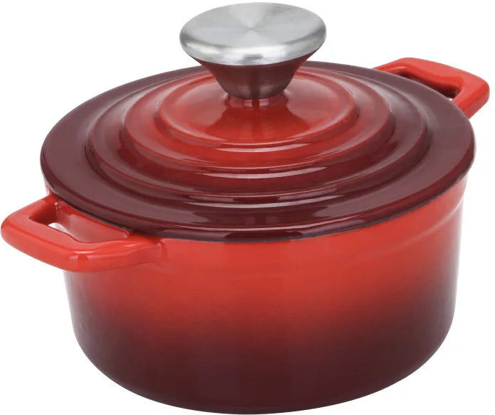 Imported Cs Solingen Støbejernsgryde Rød - 14 Cm