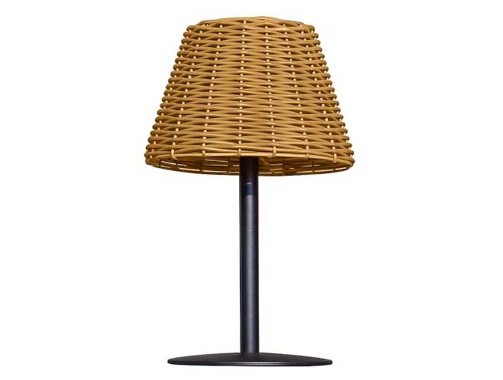 Lumisky Lampe de table solaire AMIRA SOLAR avec base module solaire rechargeable avec télécommande H25cm