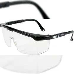 TRIZERATOP Schutzbrille klar mit Seitenschutz und UV-Filter