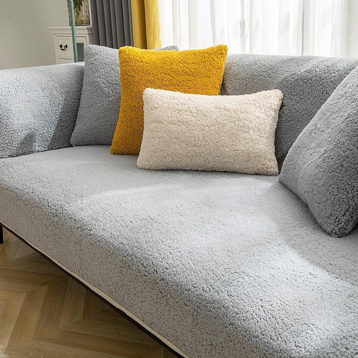 Merkloze Stretch Sofa Protector voor volwassenen