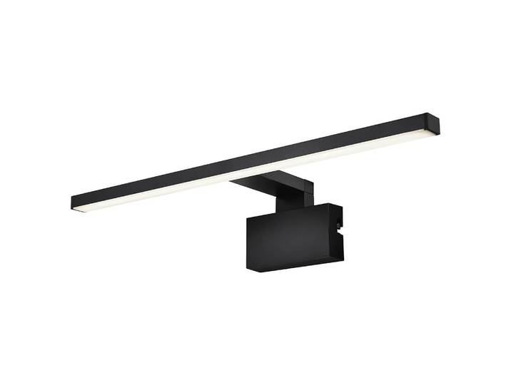 LED-Badleuchte Marlee 50 x 3 x 14cm Schwarz/Schwarz Aluminium, pulverbeschichtet LED-Platine