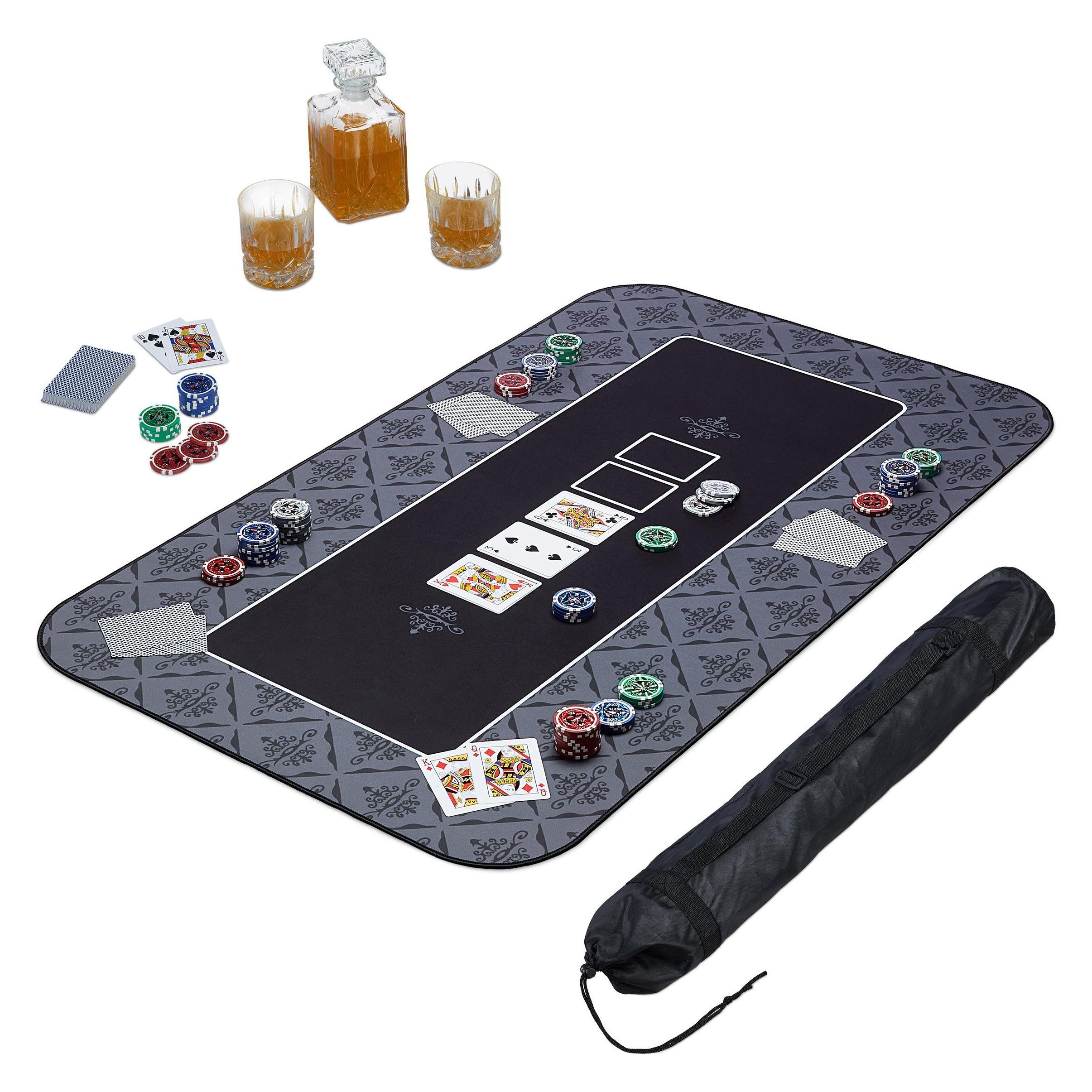 Relaxdays Pokermatte (4052025900571)
