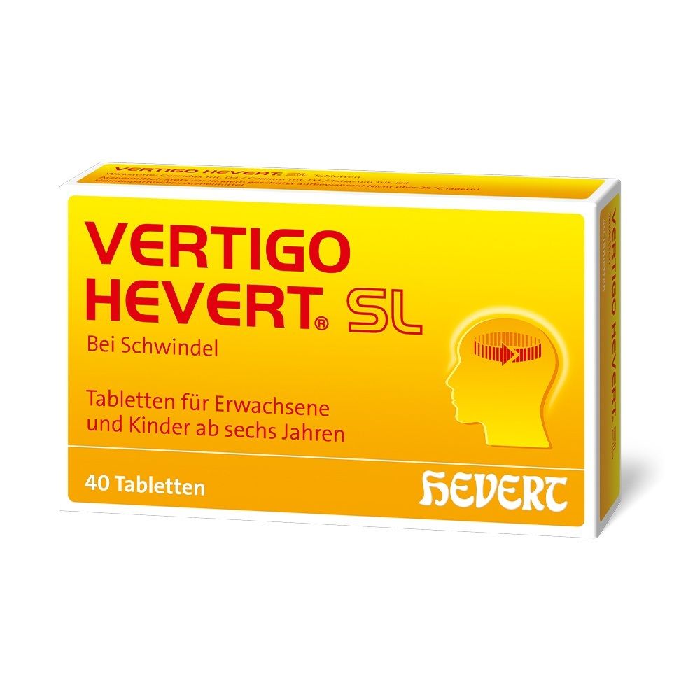 Vertigo Hevert SL Tabletten 40 St