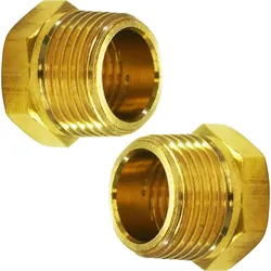 Güde Reduktion 1/2" AG x 3/8" IG Adapter Reduziernippel für Druckluft Kompressor