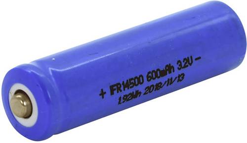 Beltrona FR14500 Spezial-Akku 14500 LiFePO 4 3.2V 600 mAh 1St.
