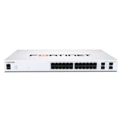 Fortinet FS-124F-POE - Gigabit Ethernet (10/100/1000) - Power over Ethernet (PoE) - Rack- (12 Ports) (FS-124F-POE)