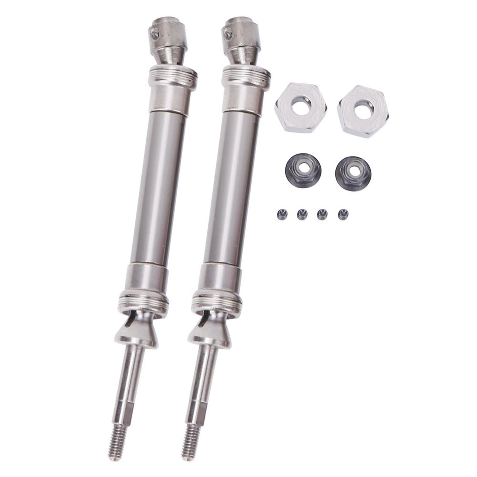Gistuch Metall CVD aandrijfassen voor Traxxas Slash 1/10 RC modelauto, titaniumkleur