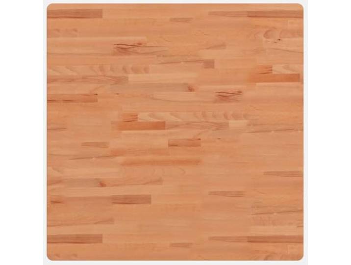 HGPOTUY Tischplatte 80x80x1,5 cm Quadratisch Massivholz Buche Massives Buchenholz,gerade Maserung,abgerundete Ecken,leicht zu reinigen,vielseitig kombinierbar